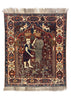 3'9"x4'5" Qashqai Hand Knotted