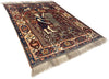 3'9"x4'5" Qashqai Hand Knotted