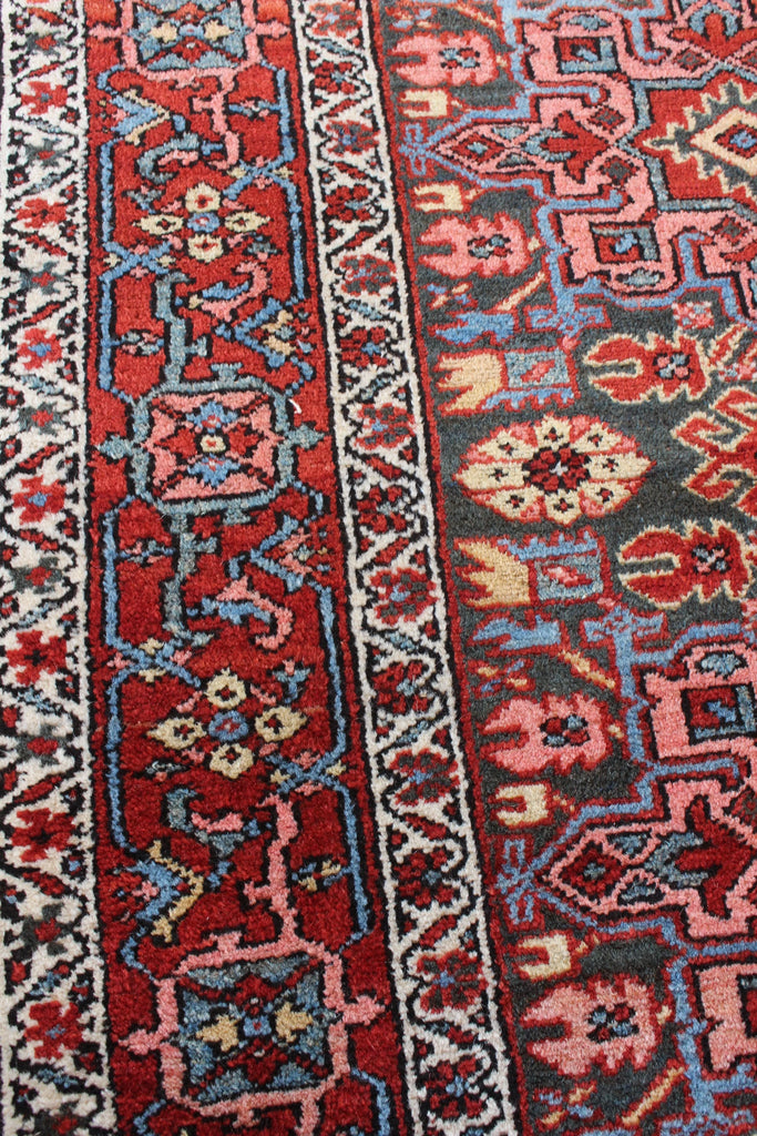 3'9"x4'8" Karaja Hand Knotted