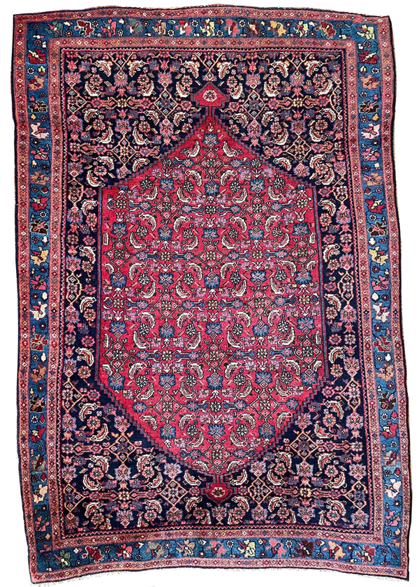 3'9"x5'1" Bidjar Hand Knotted