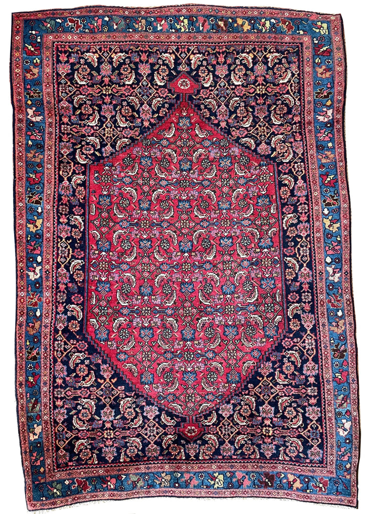 3'9"x5'1" Bidjar Hand Knotted