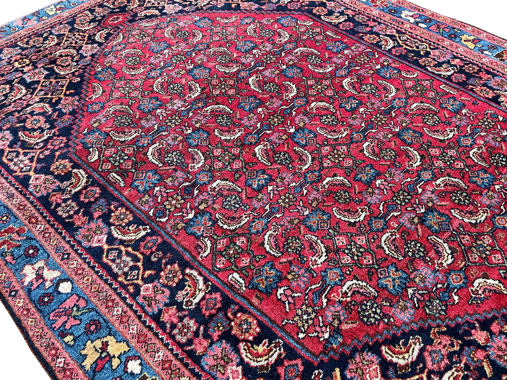3'9"x5'1" Bidjar Hand Knotted