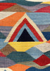 3'9"x5'2" Sennah Kilim Hand Knotted