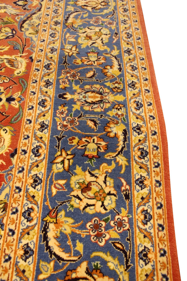 3'9"x5'4" Isphahan Hand Knotted