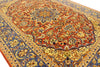 3'9"x5'4" Isphahan Hand Knotted