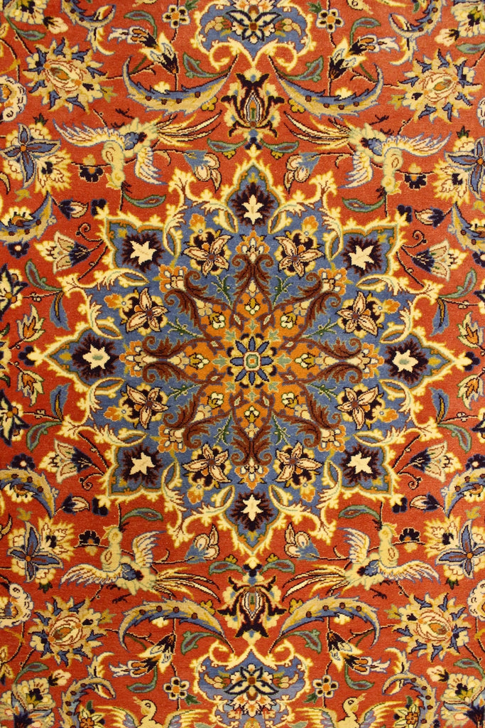 3'9"x5'4" Isphahan Hand Knotted