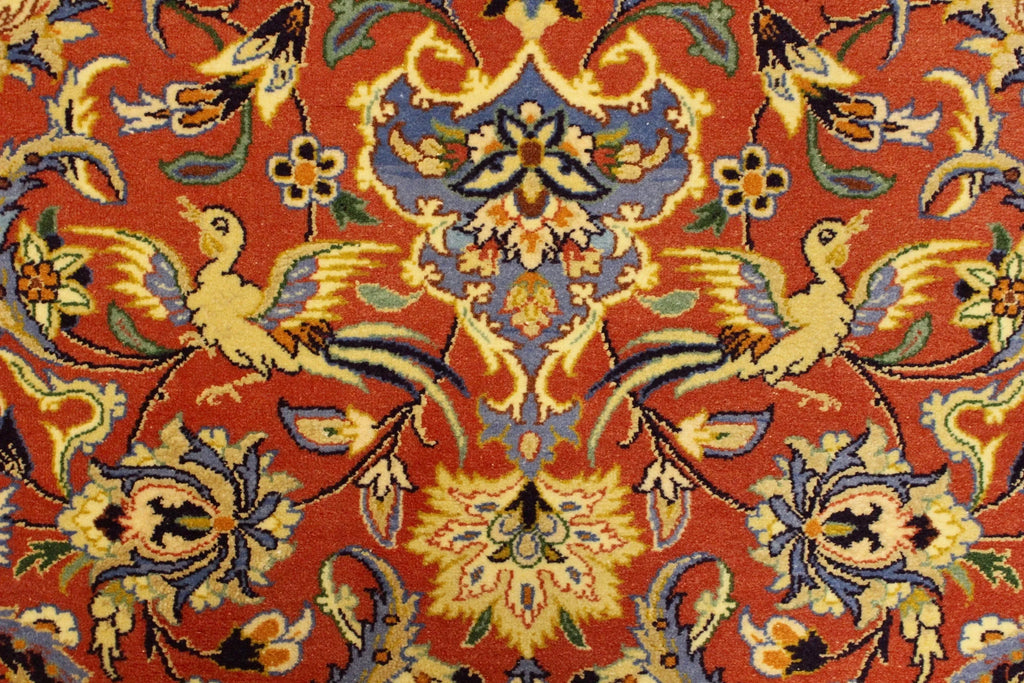 3'9"x5'4" Isphahan Hand Knotted