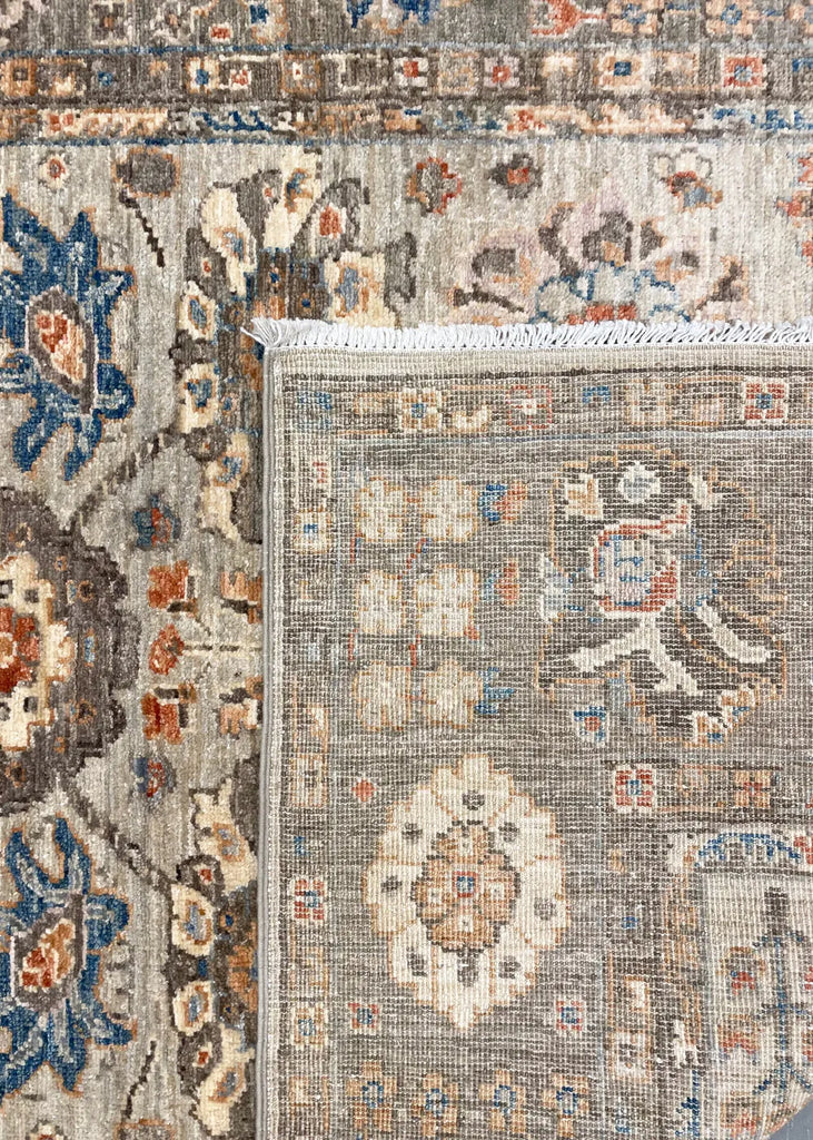 3'9x5'7" Sauj Bolag Hand Knotted