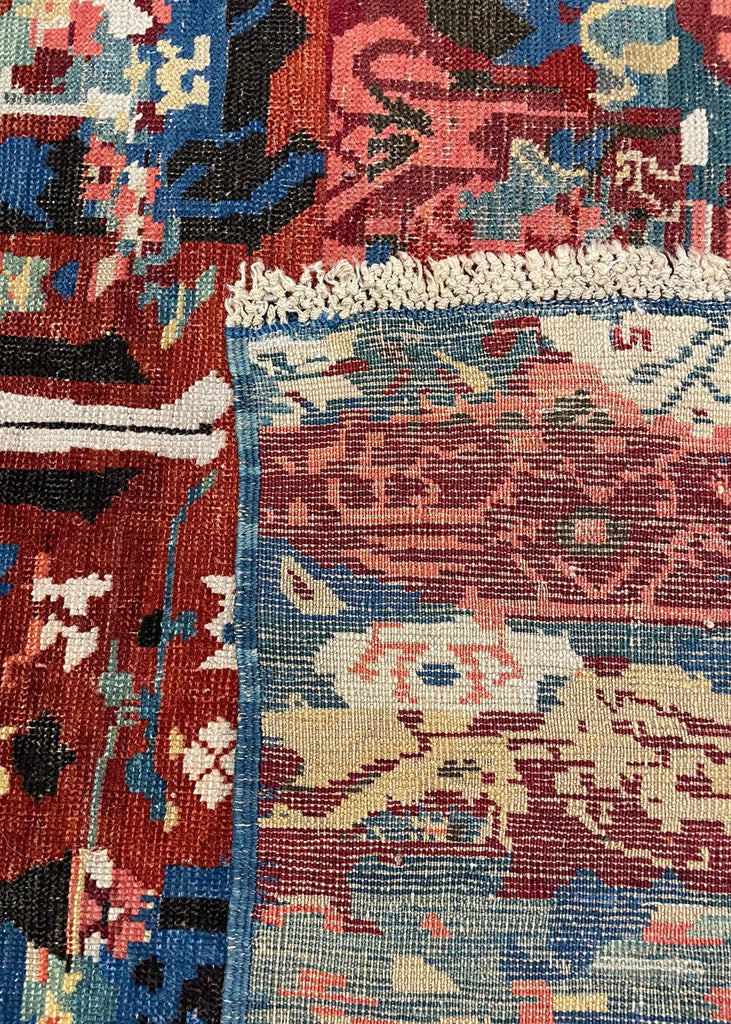 3'9"x5'7" Seychor Kuba Hand Knotted