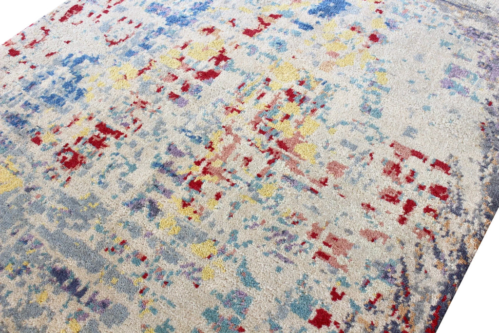 3'9"x5'9" Pollack Hand Knotted