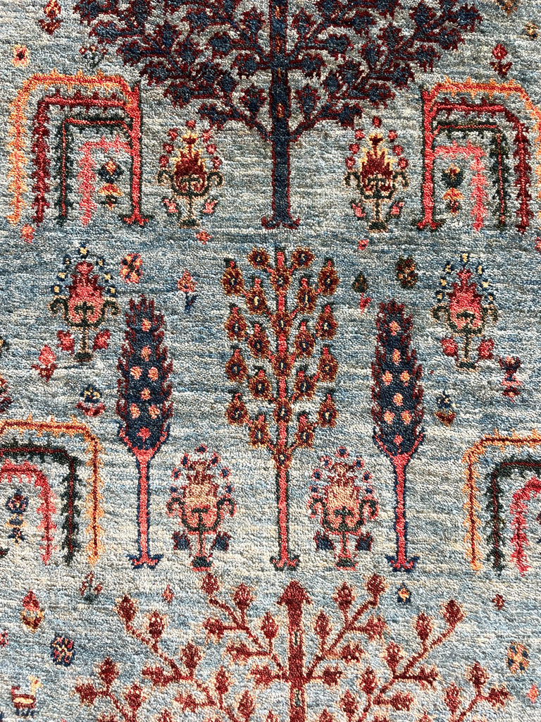 3'9"x5' Khamsehbaf Hand Knotted