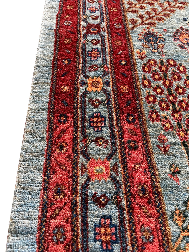 3'9"x5' Khamsehbaf Hand Knotted