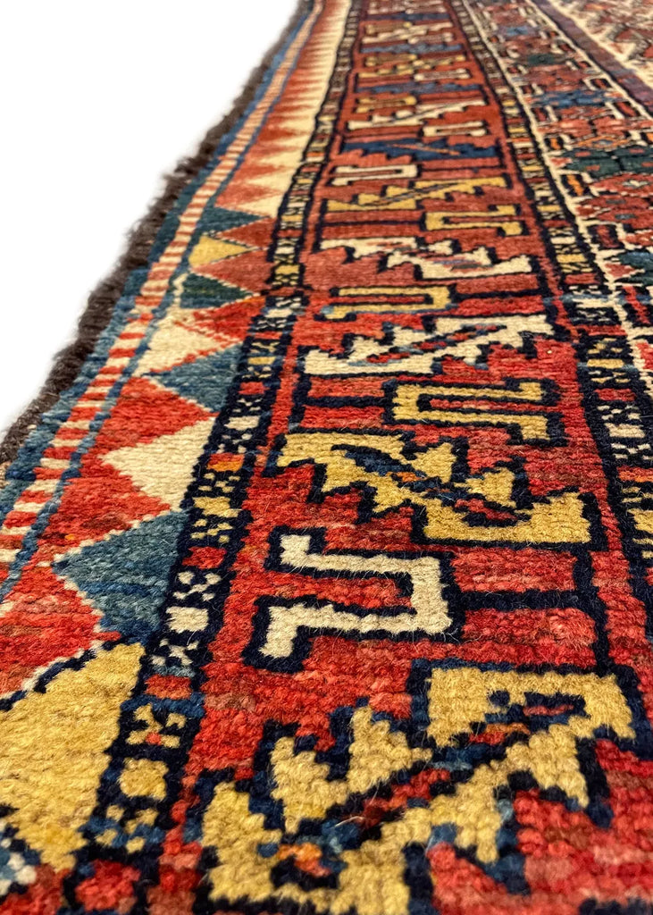 3'9"x6'2" Veramin Kurd Hand Knotted