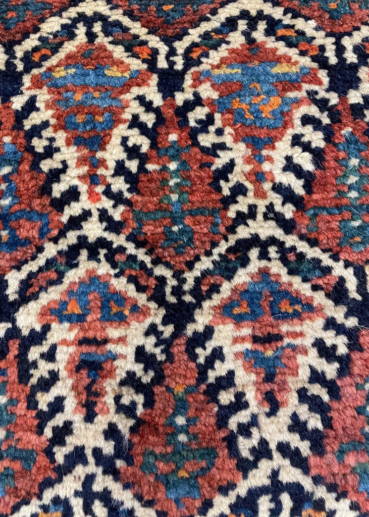 3'9"x6'2" Veramin Kurd Hand Knotted