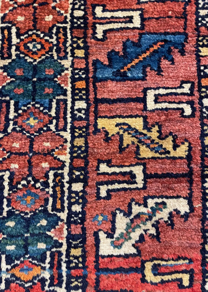 3'9"x6'2" Veramin Kurd Hand Knotted