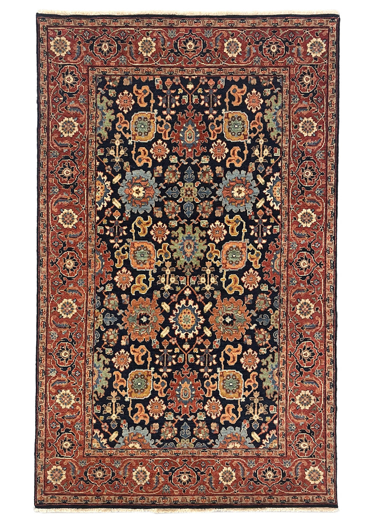 3'9"x6' Tabriz Hand Knotted