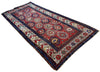 3'9"x7'7" Genje Kazak Hand Knotted