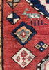 3'9"x8'4" Triple Medallion Chelaberd Karabagh Hand Knotted