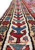 3'9"x8'4" Triple Medallion Chelaberd Karabagh Hand Knotted