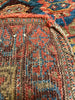 3'9"x9'9" Kurdish Sanjabi Hand Knotted
