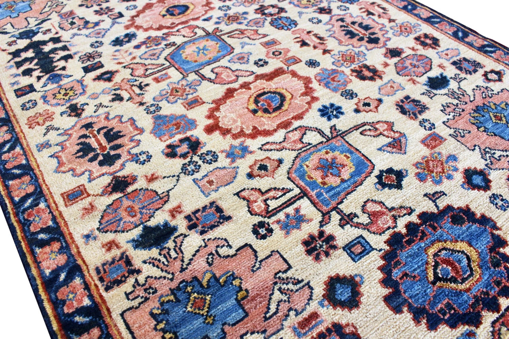 3'x4'11" Afghan-Kuba Hand Knotted