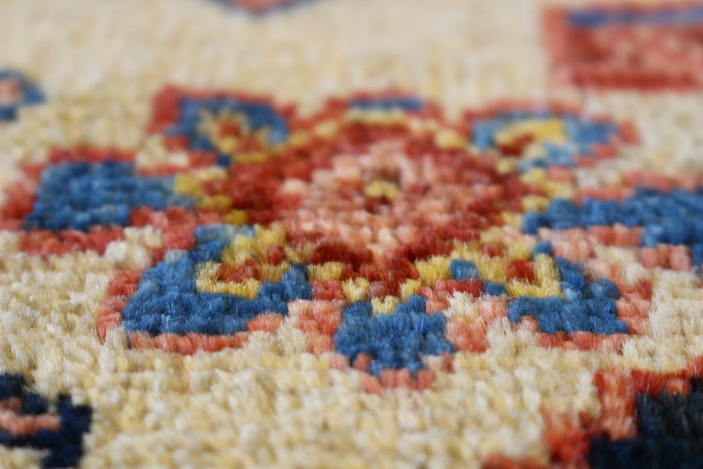 3'x4'11" Afghan-Kuba Hand Knotted