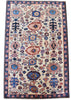 3'x4'11" Afghan-Kuba Hand Knotted