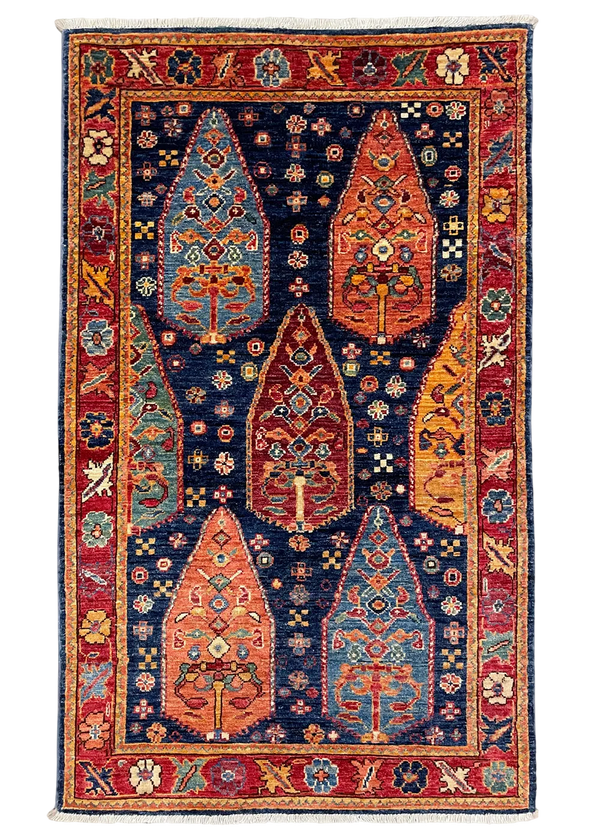 3'x4'11" Afshar Hand Knotted