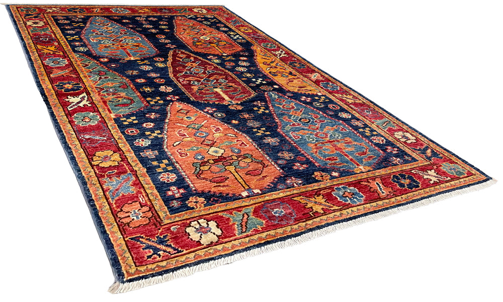 3'x4'11" Afshar Hand Knotted