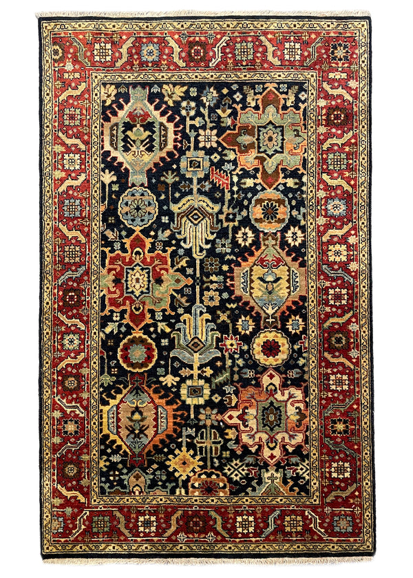 3'x4'11" Karaja hand hooked