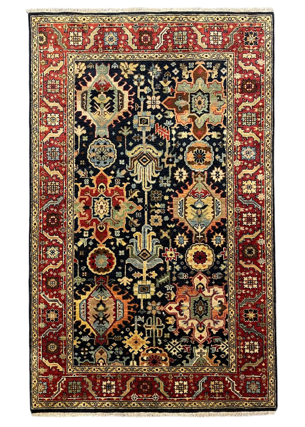 3'x4'11" Karaja hand hooked