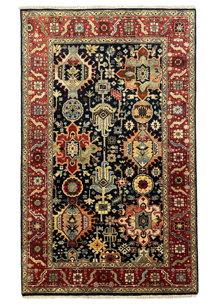 3'x4'11" Karaja hand hooked