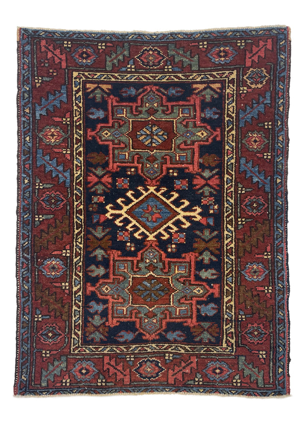 3'x4'1" Karaja Hand Knotted