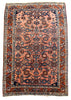 3'x4'6" Hamadan Mehraban Hand Knotted