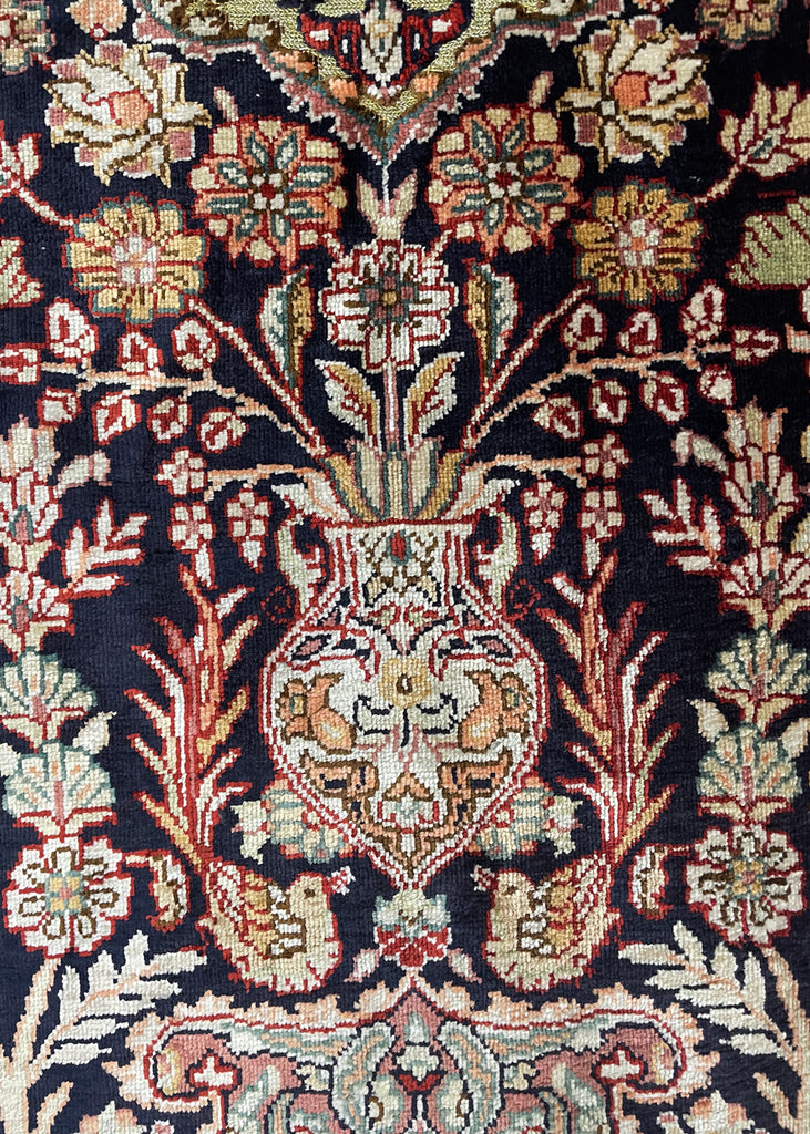 3'x4'7" Hereke Style Prayer Rug Hand Knotted