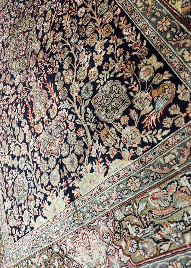 3'x4'7" Hereke Style Prayer Rug Hand Knotted
