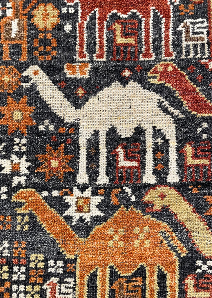 3'x4' Burano Shirvan Hand Knotted