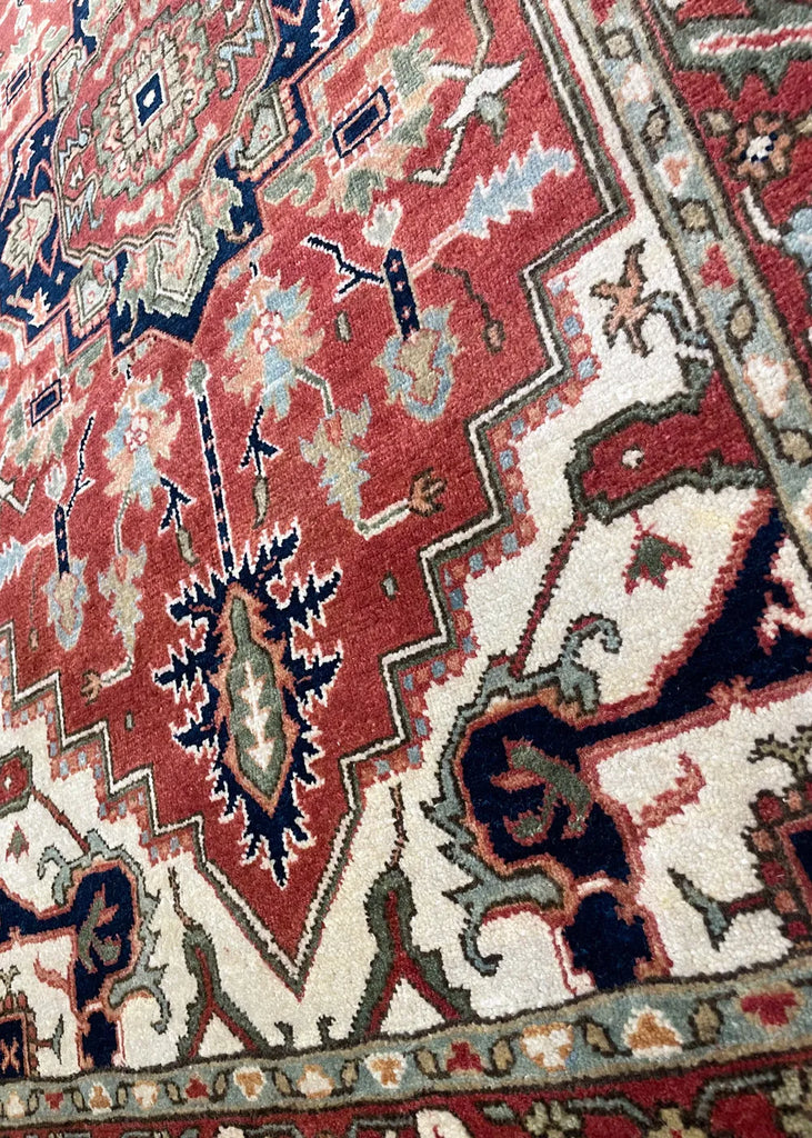 3'x5'2" Heriz Hand Knotted