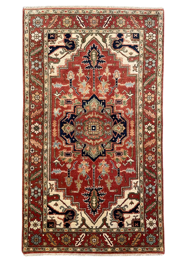 3'x5'2" Heriz Hand Knotted