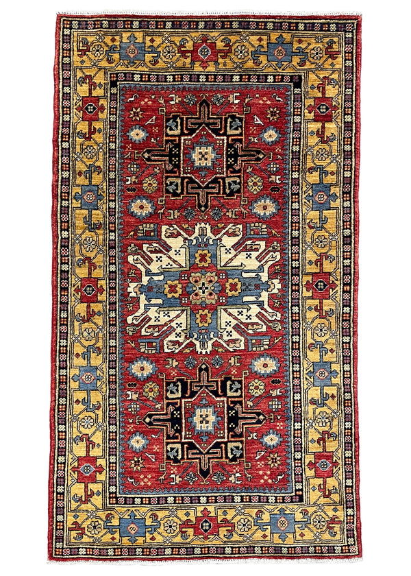 3'x5'3" Karaja Hand Knotted