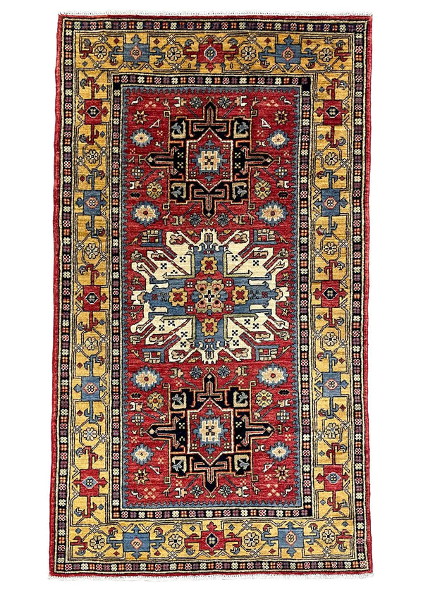 3'x5'3" Karaja (s) Hand Knotted