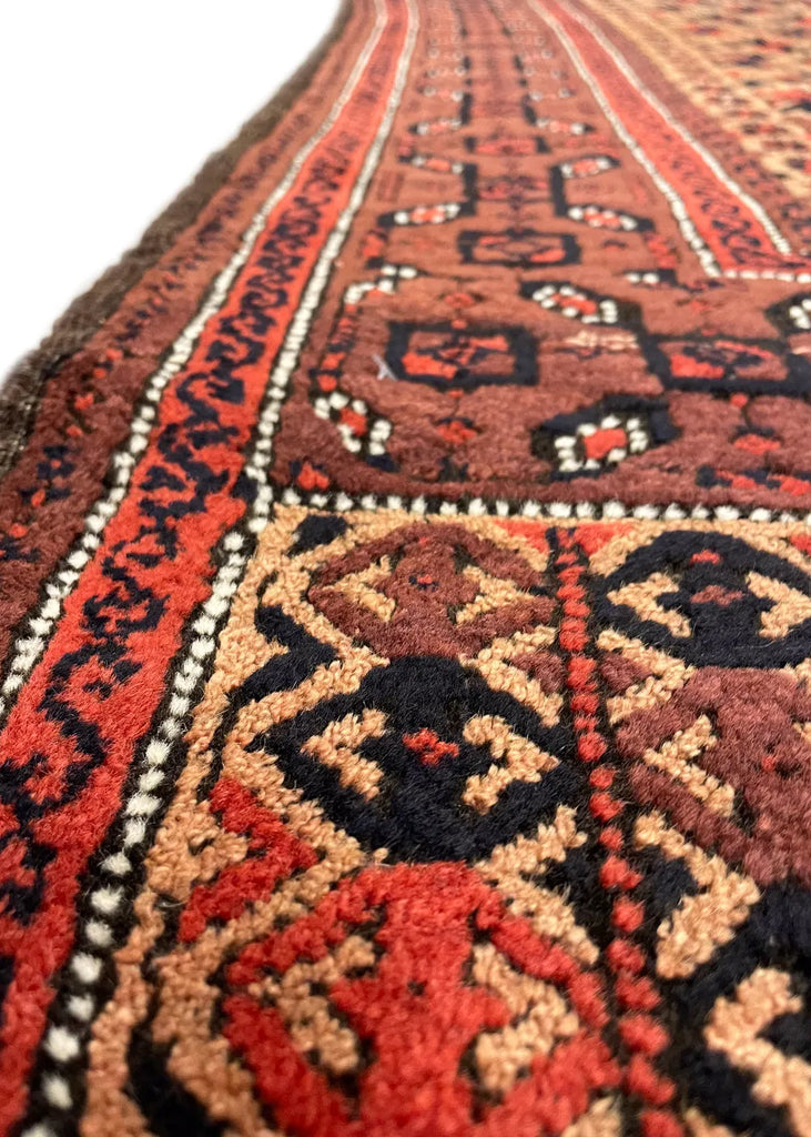 3'x5'4"  Beluch Prayer Rug Hand Knotted