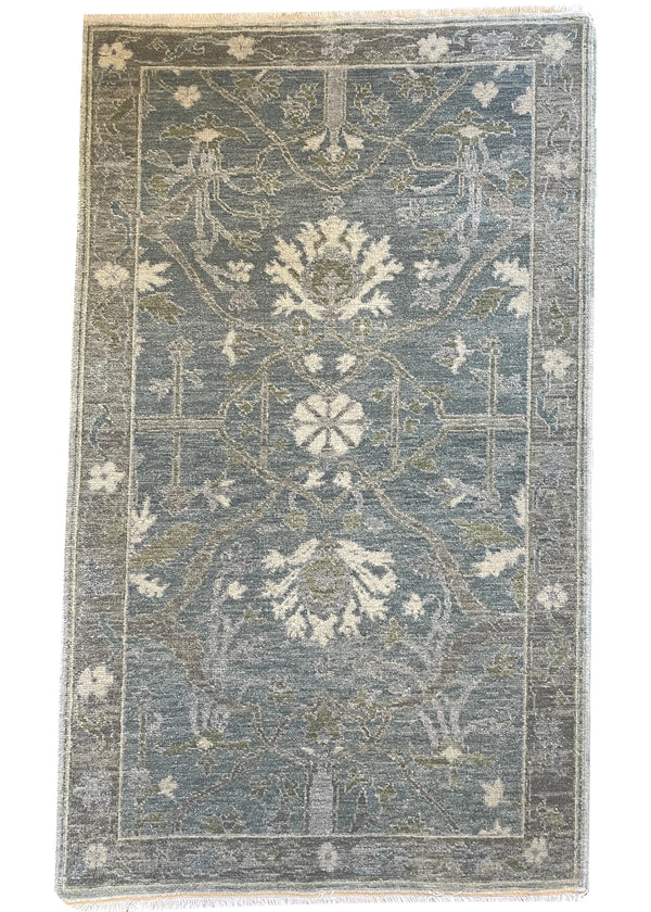 3x5 Jozan Glacier Hand Knotted