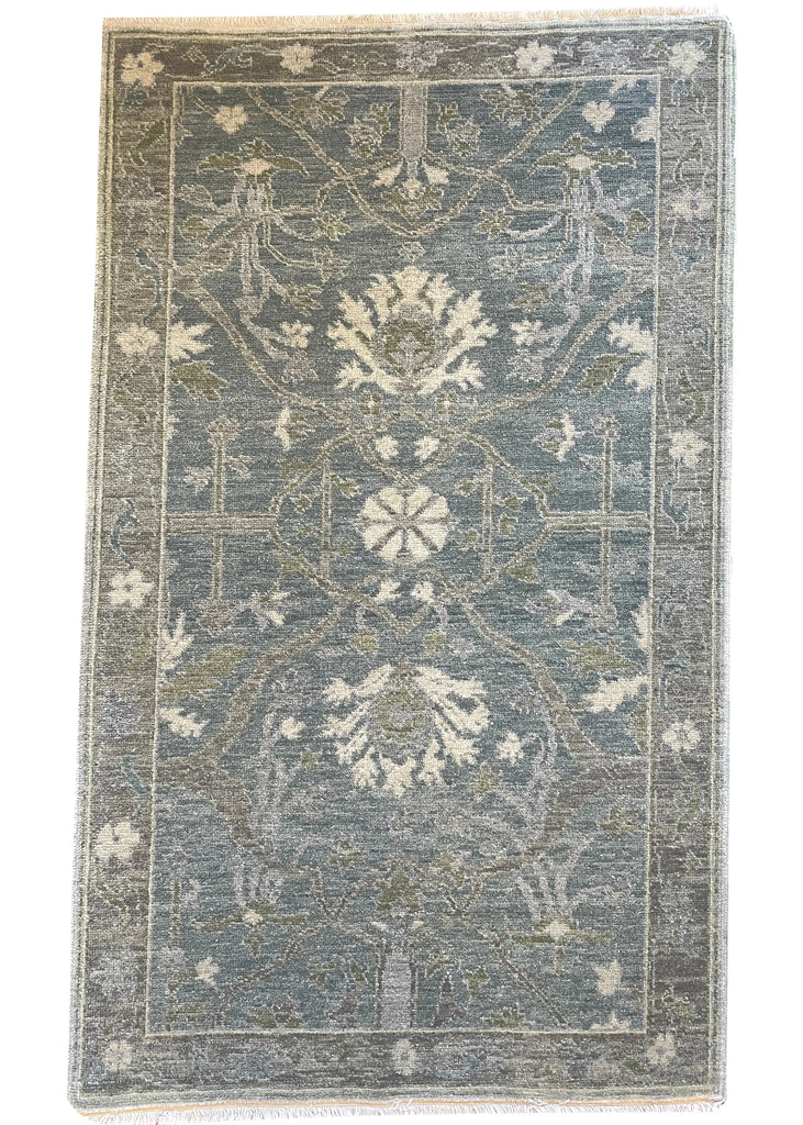 3x5 Jozan Glacier Hand Knotted