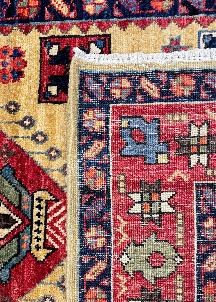 3'x5' Karaja Hand Knotted