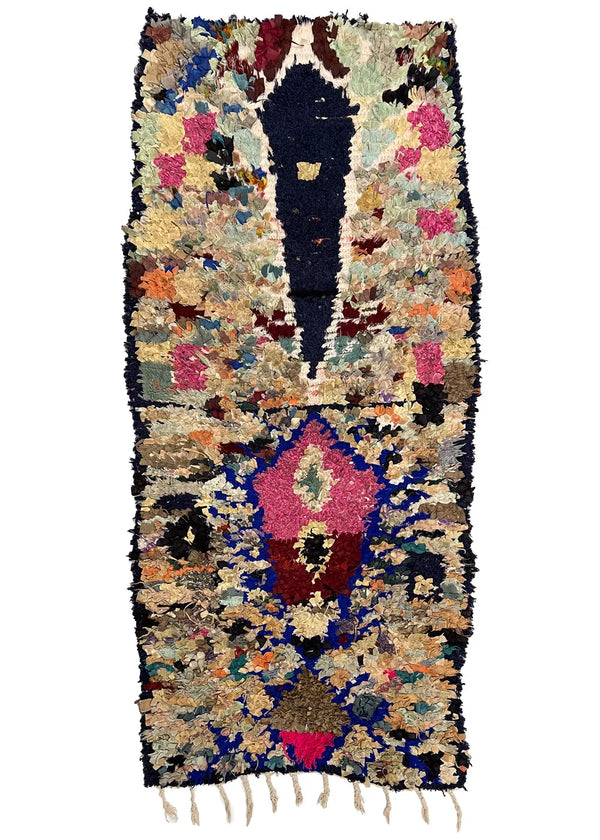 3'x6'4" Vintage Moroccan Hand Knotted