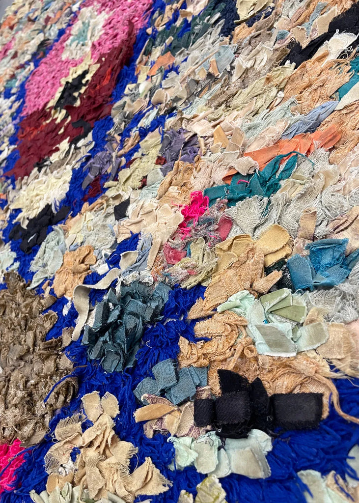 3'x6'4" Vintage Moroccan Hand Knotted