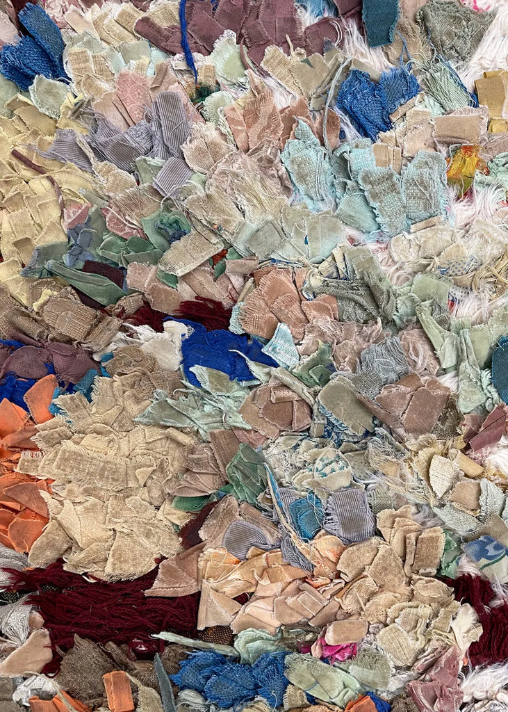 3'x6'4" Vintage Moroccan Hand Knotted