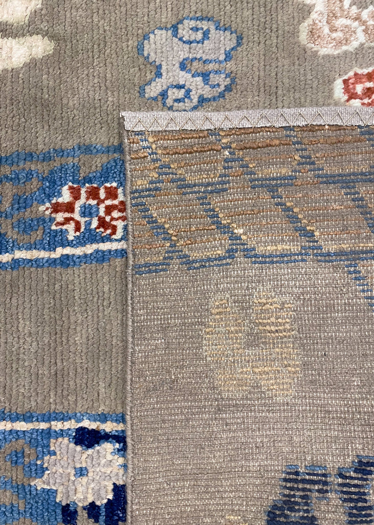 3'x6' Burano Foo Dog Hand Knotted