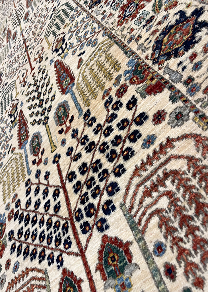 3'x9'11 Bakshiesh Hand Knotted